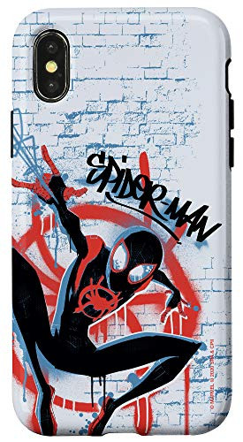 iPhone X XS Marvel Spider-Man Into the Spider-Verse Graffiti Case