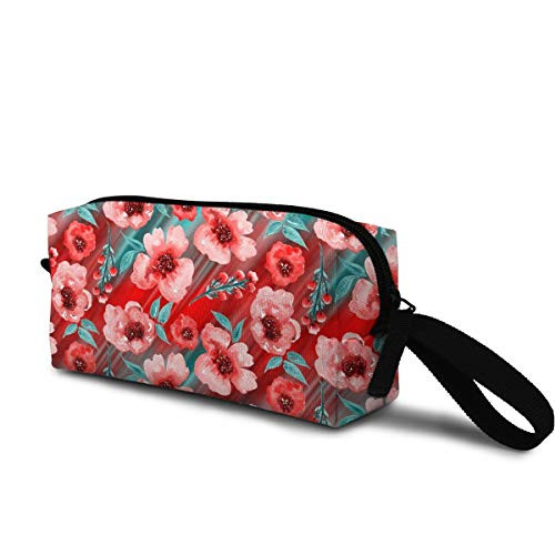 HFdAK.t Tie Dye Flower Fashion Cosmetic Bag Travel Makeup Pouch Portable Organizer Bag for Women Girls