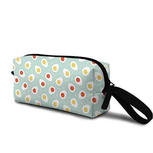 HFdAK.t Boiled Eggs Fashion Cosmetic Bag Travel Makeup Pouch Portable Organizer Bag for Women Girls