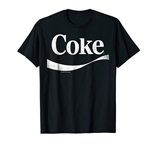 Coca-Cola Vintage White Coke Logo Graphic T-Shirt