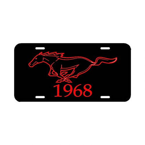 Personalized Pony License Plate - Car Decal - Mustang Sign   Classic Car  Custom License Plate  License Plate Sign  Muscle Car  Choose Color