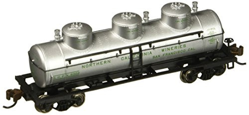 Bachmann Industries 3 Dome Tank Northern California Wineries Car  N Scale