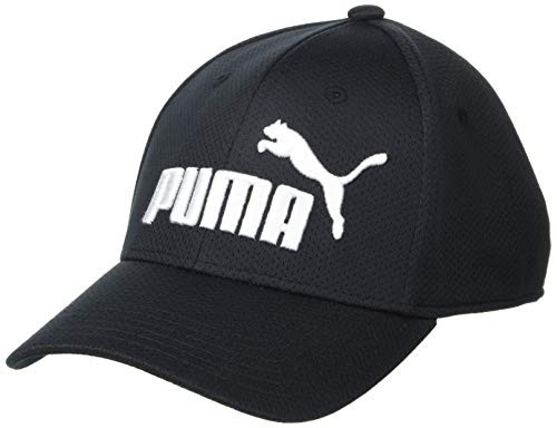 PUMA Men_s Baseball Cap  Black  S M