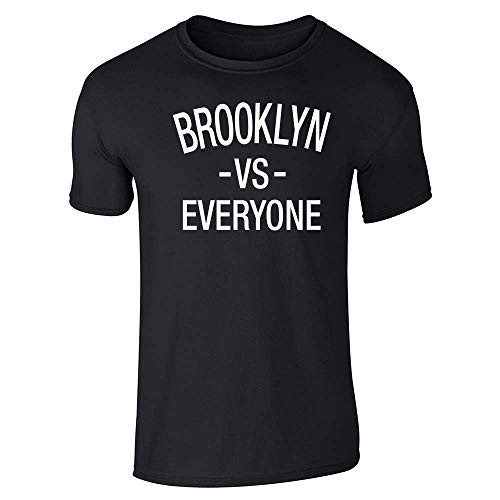 Pop Threads Brooklyn vs Everyone Sports Fan Black XL Graphic Tee T-Shirt for Men