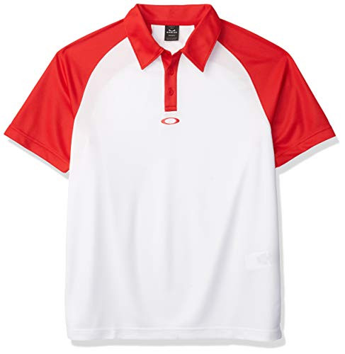 Oakley Men_s Traditional Golf Polo  High Risk Red  S