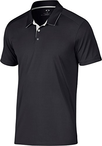 Oakley Men_s Standard Divisonal Polo  Blackout  S