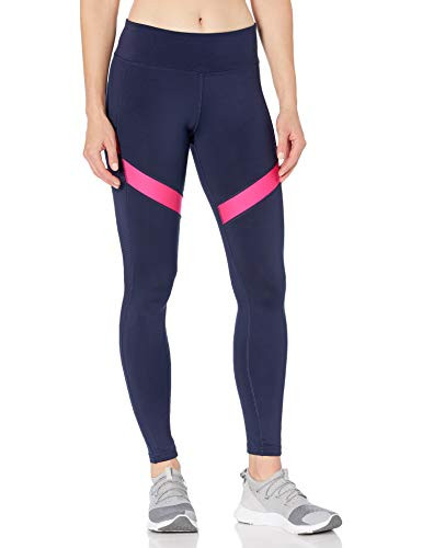 Reebok Workout Ready Mesh Leggings  Vector Navy Pink  XS