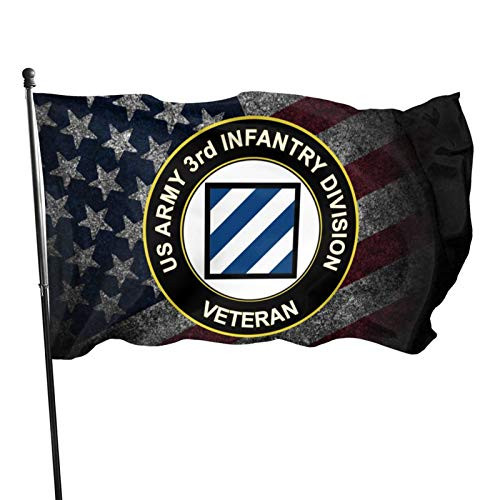 Wolfdinner American Flag by U.S. Veterans Owned Us Army Veteran 3rd Infantry Division Flag 3x5 Ft