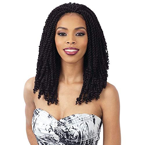2X KINKY TWIST 10inch  -4 Medium Brown- - FreeTress Synthetic Crochet Braid