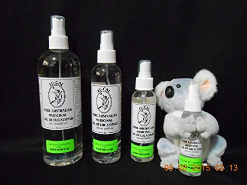 EU-CAL 100 Percent  PURE EUCALYPTUS ESSENTIAL OIL 8oz. EXTRA STRENGTH STOP PAIN NOW
