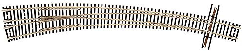 Atlas 2058 N Scale Curved Left-Hand Turnout Code 55 Track