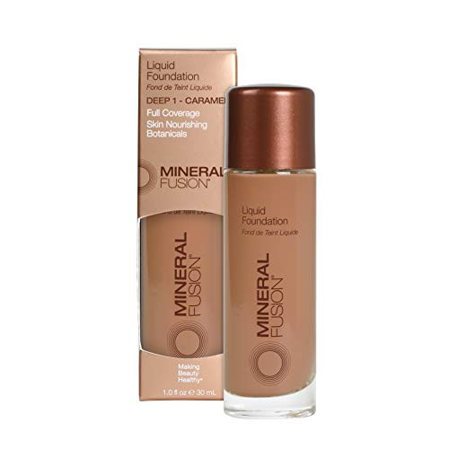Mineral Fusion Liquid Foundation  Deep 1  1 Ounce-Packaging May Vary-
