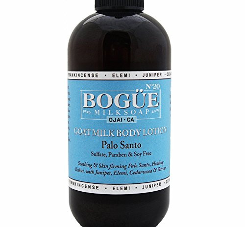 BOGUE Goat Milk Hand and Body Lotion- N20 Palo Santo Blend Soothing and Skin firming Palo Santo healing kukui with juniper elemi cedarwood and vetiver BOGUE Goat Milk Hand and Body Lotion- N20 Palo Santo Blend Soothing and Skin firming Palo Santo healing kukui with juniper elemi cedarwood and vetiver