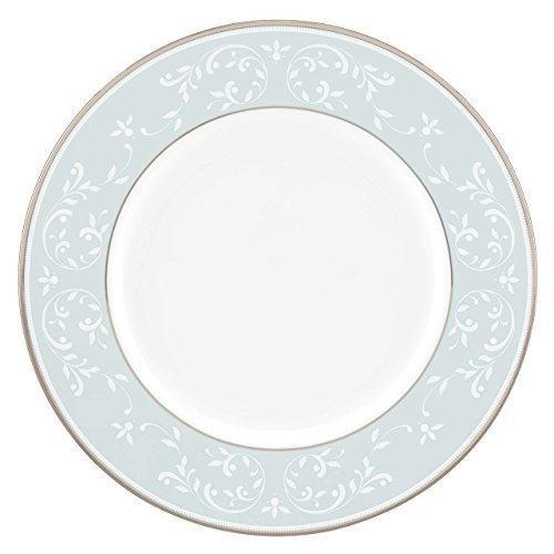Lenox Opal Innocence Blue Accent Plate, White