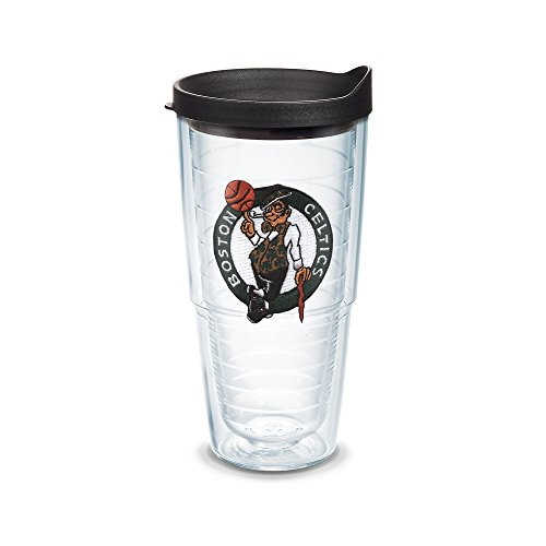 Tervis 1051588 NBA Boston Celtics Primary Logo Tumbler with Emblem and Black Lid 24oz, Clear Tervis 1051588 NBA Boston Celtics Primary Logo Tumbler with Emblem and Black Lid 24oz, Clear