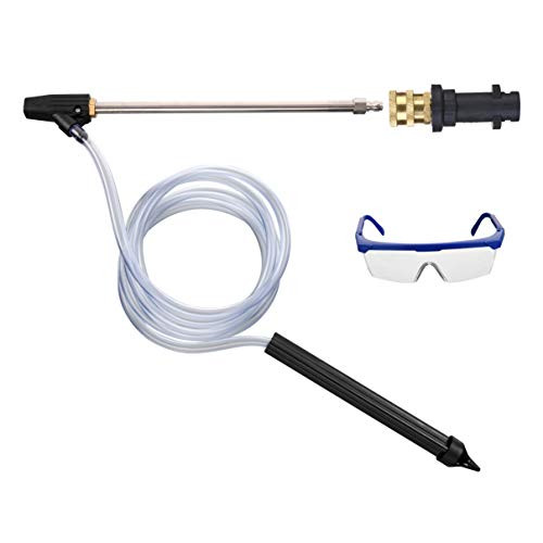 M MINGLE Pressure Washer Sandblaster Kit  Sandblasting Attachment  1 4 Inch Quick Connect or Compatible Karcher Adapter  2500 PSI