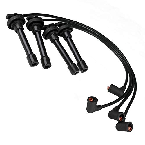 Bodeman - Ignition Spark Plug Wires 7mm -4PC Set- for 1990-1997 Honda Accord  1992-1996 Prelude -S Models Only- - L4 2.2L