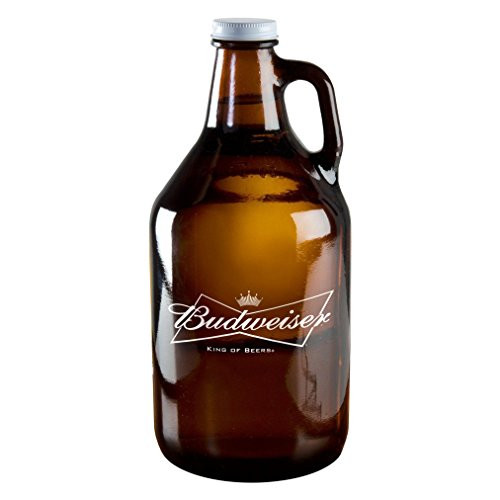 Boelter Brands Budweiser Amber Growler, 64-ounce