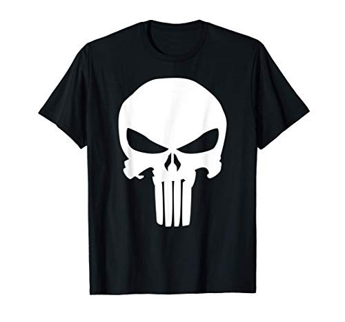 Marvel Punisher Classic Skull Symbol Graphic T-Shirt T-Shirt