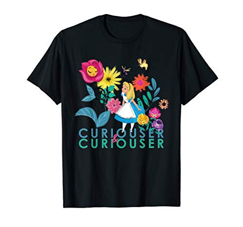 Disney Alice in Wonderland Curiouser and Curiouser T-Shirt Disney Alice in Wonderland Curiouser and Curiouser T-Shirt
