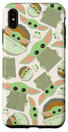 iPhone XS Max Star Wars  The Mandalorian The Child Cartoon Mashup Case