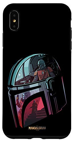 iPhone XS Max Star Wars  The Mandalorian Helmet Fill Case