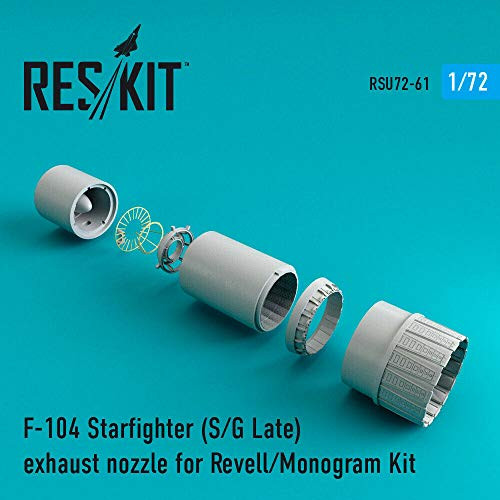 Reskit RSU72-0061 - 1 72 F-104 Starfighter -S G Late- Exhaust Nozzle for Revell Monogram Kit Scale Resin Detail