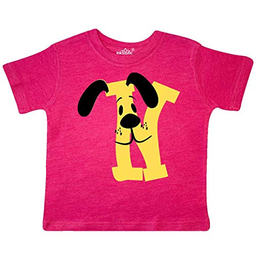 inktastic Cute N Monogram Doggie Toddler T-Shirt 3T Retro Heather Pink 3c8dd