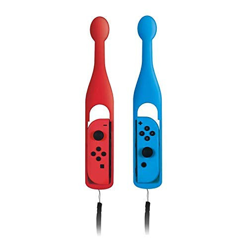 OSTENT 2 x Drumstick Game Handle Grip for Nintendo Switch Joy-Con Controller