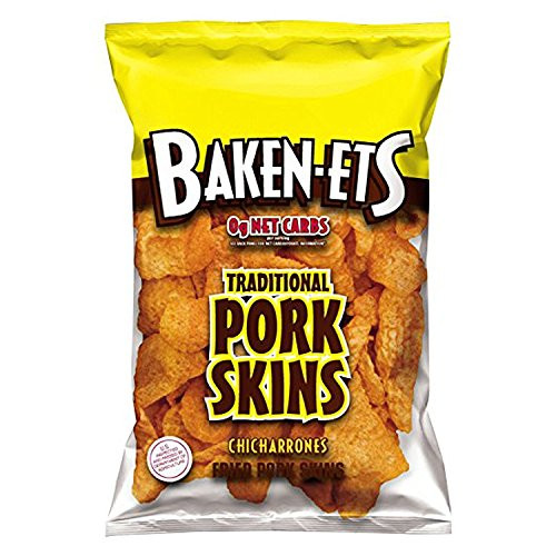 Baken-ets Traditional Fried Pork Skins -Chicharrones-  3 oz Bag