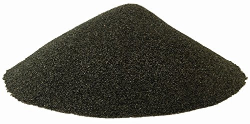 BLACK BEAUTY Abrasive Blast Media Fine Abrasive 20 40 Mesh Size for use in Sandblast Cabinet - 25 LBS