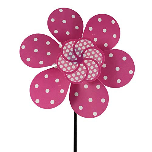 Connie N Randy Trueliving Outdoors Decorative Garden Windmill -Pink-