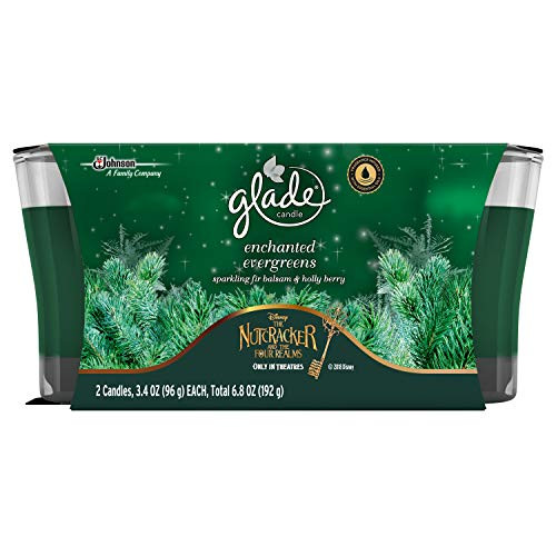 Glade Jar Candle Air Freshener  Enchanted Evergreens  6.8 oz