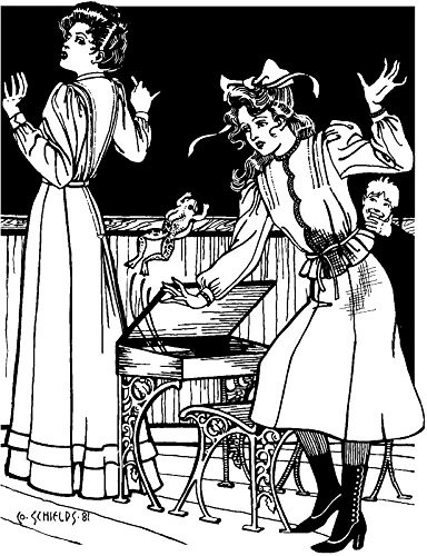 Folkwear Schoolmistress_ Shirtwaist  and  Skirt 216 Schoolmarm_s Blouse Shirt Seven Gore Skirt 1800_s Reproduction Sewing Pattern -Pattern Only- folkwear216