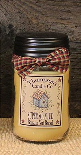 Thompson's Candle Co Banana Nut Bread Mason Jar Candles