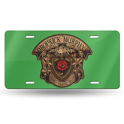N C Dropkick -Murphys Metal License Plate 6inch  X 12inch