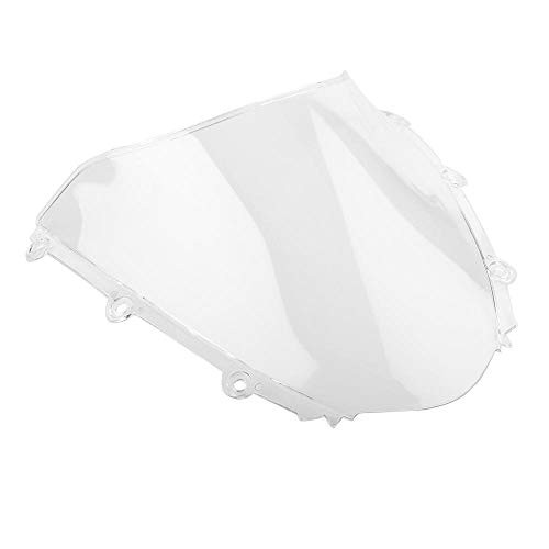 Three T Motorcycle Windshield Wind Screen Spoiler Shield Double Bubble Compatible with Honda CBR 1000RR 2004 2005 2006 2007  Clear