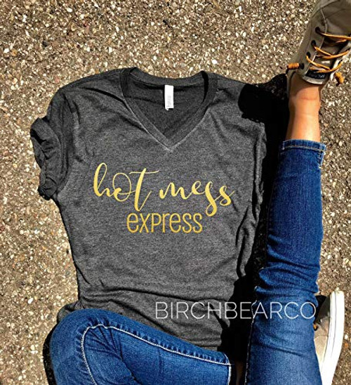 Mom Gifts Mom Shirts With Sayings Mom Life Mom Shirt Hot Mess Express Shirt