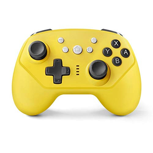 WANGCHENGLONG Wireless Switch Pro Controller for Nintendo Switch Pro Gamepad for Nintendo Switch Lite Joystick Dualshock 3D Joysticks Yellow