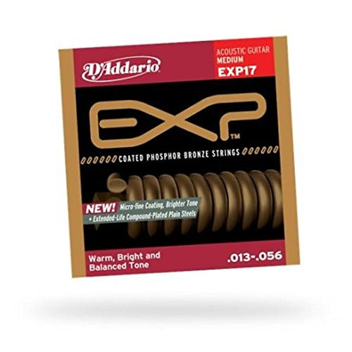 2014 D_Addario D_Addario EXP17 Phosphor Bronze Acoustic Strings  Medium N A