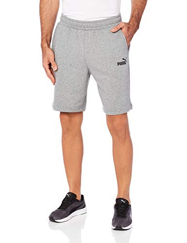 PUMA Men_s Casual Athletic Short  Medium Gray Heather  S