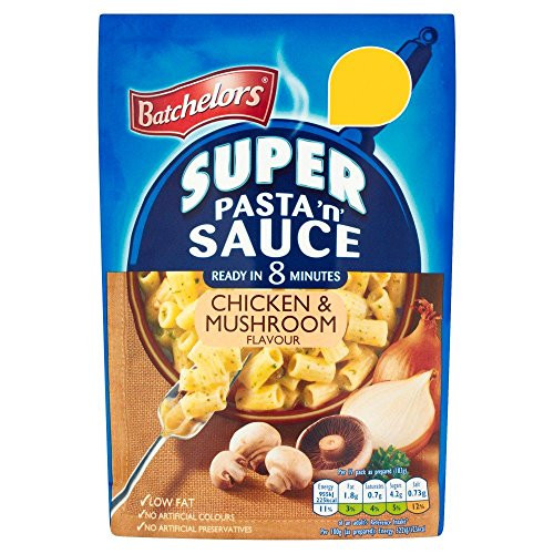 Batchelors Pasta _N_ Sauce Chicken  and  Mushroom - 122g - Pack of 2 -122g x 2-