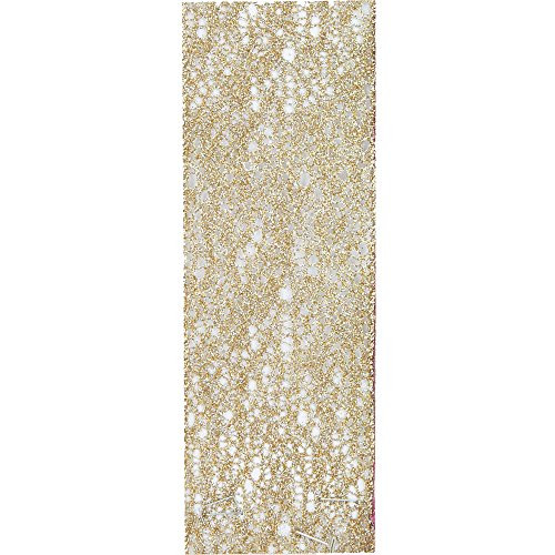 Kurt S. Adler Kurt Adler Woven Gold Mesh Pattern Ribbon
