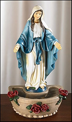 Our Lady of Grace Holy Water Font, 6 Inch