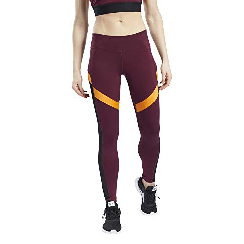Reebok Workout Ready Mesh Tight  Maroon  XS