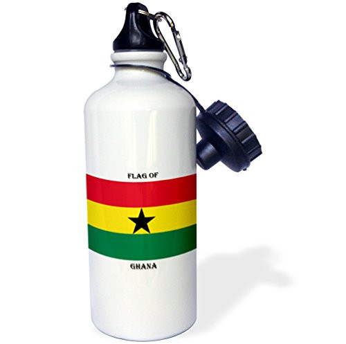 3dRose wb_211311_1 Flag Of Ghana Sports Water Bottle 21 oz Multicolor 3dRose wb_211311_1 Flag Of Ghana Sports Water Bottle 21 oz Multicolor