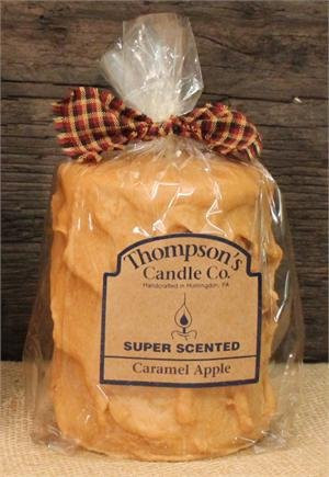 Thompson's Candle Co Caramel Apple Pillar Candles