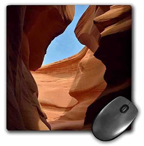 3dRose Arizona, Navajo Nation, Antelope Canyon, Hasdestwazi Slot Canyon, Mouse Pad, 8" by 8" (mp_229719_1)