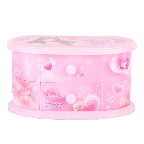 Labuduo Ballerina Music Box Jewelry Box  Dancing Jewelry Storage Box Classic Personalized Musical Jewelry Box  for Girls for Little Girls-Pink- Labuduo Ballerina Music Box Jewelry Box  Dancing Jewelry Storage Box Classic Personalized Musical Jewelry Box  for Girls for Little Girls-Pink-