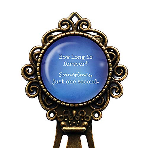 Alice in Wonderland How Long is forever Just One Second Bookmark